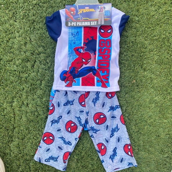 Marvel Spider Man 3 Piece Boy Pajama Set Size 2T - Picture 1 of 5